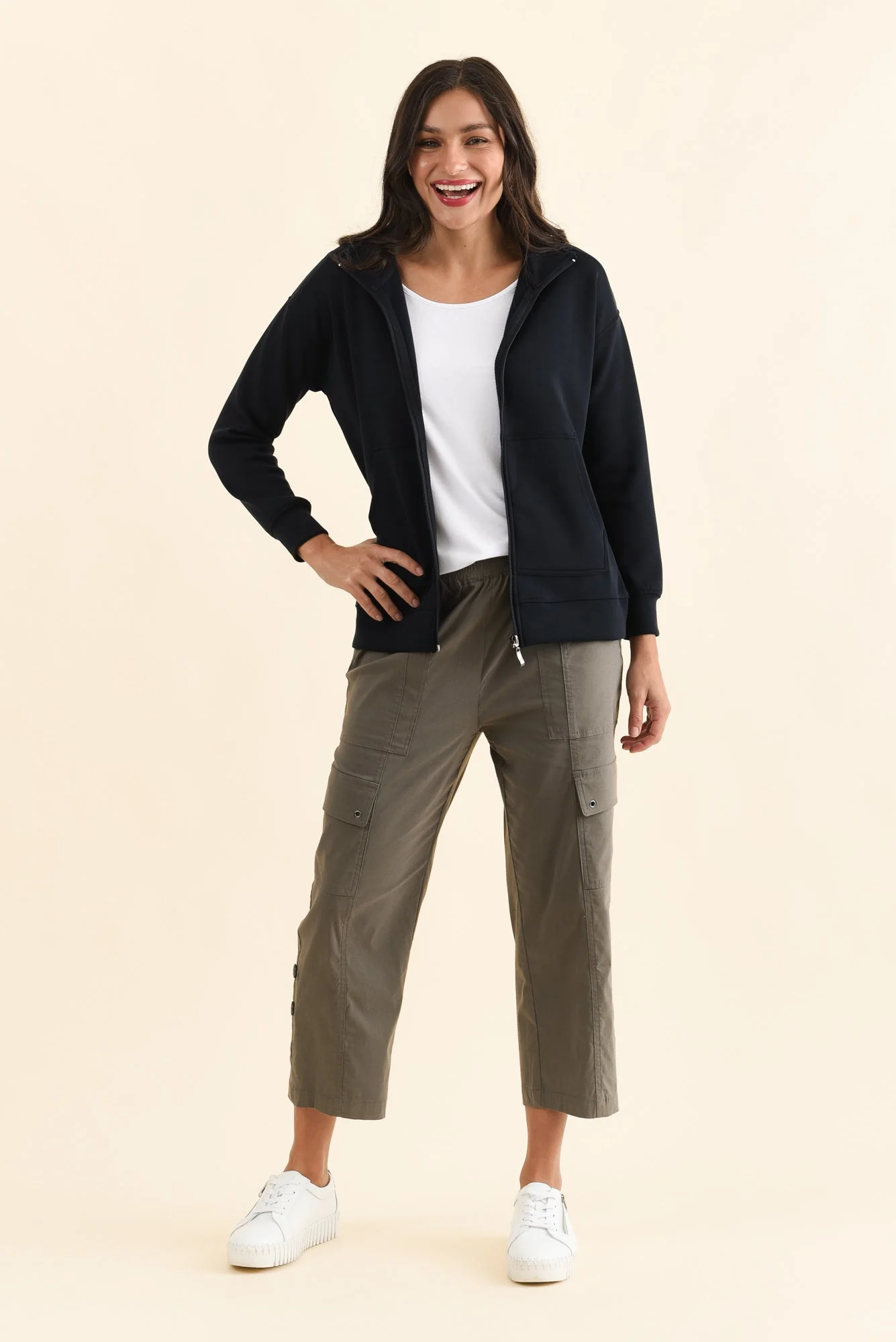 Air-Lite Olive Stretch Cargo Pants - Image 2