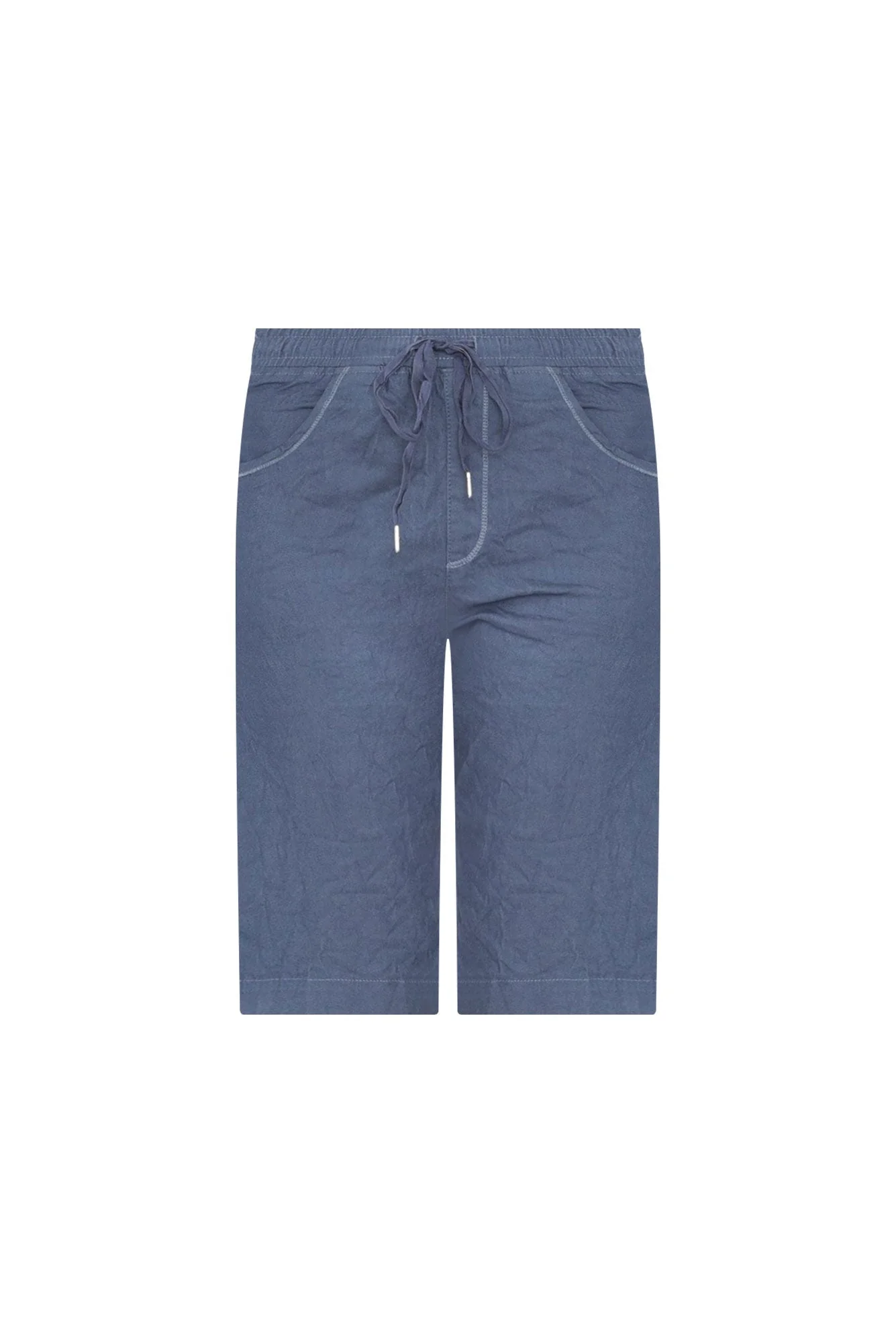 Asha Blue Travel Shorts - Image 3