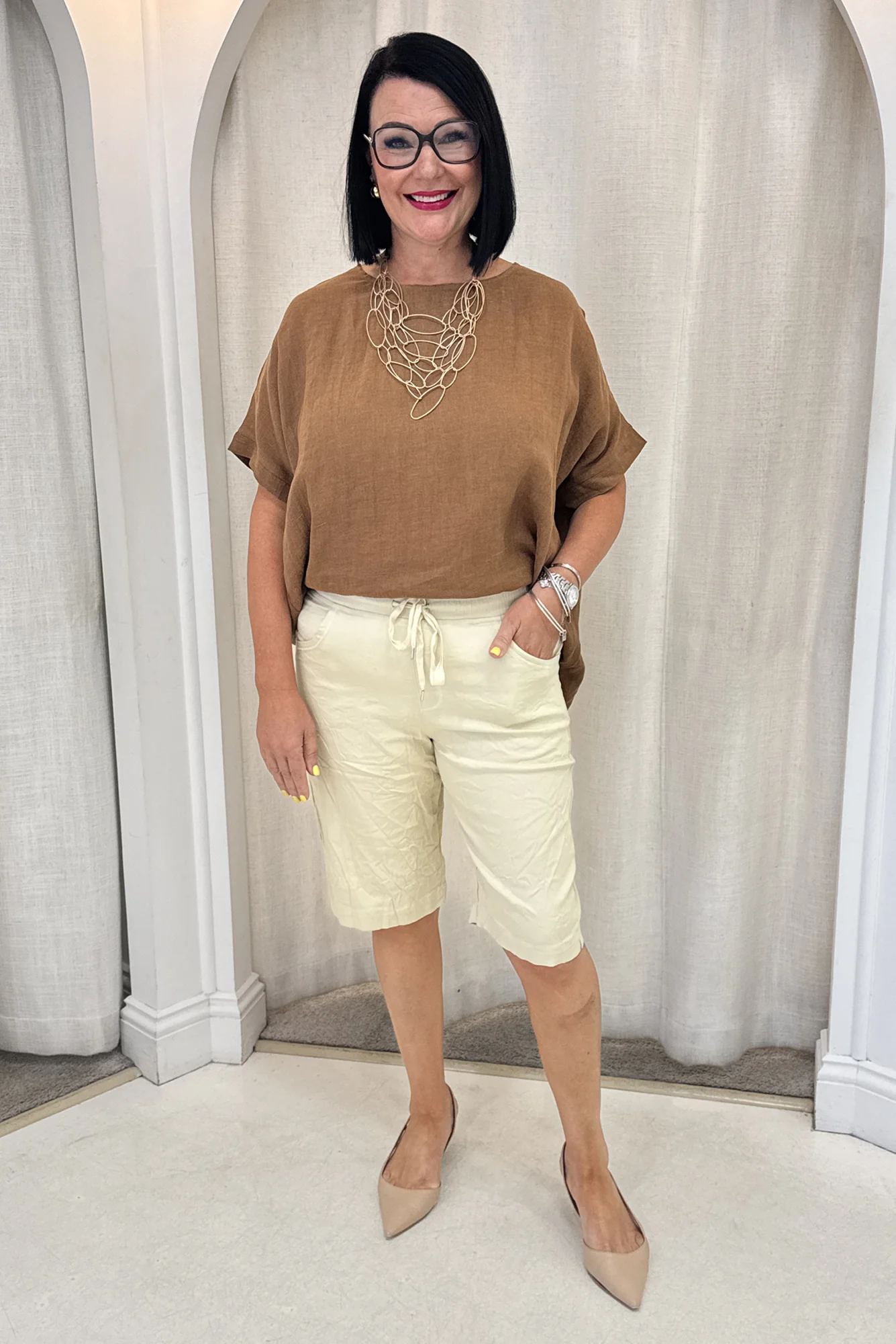 Asha Natural Travel Shorts - Image 2