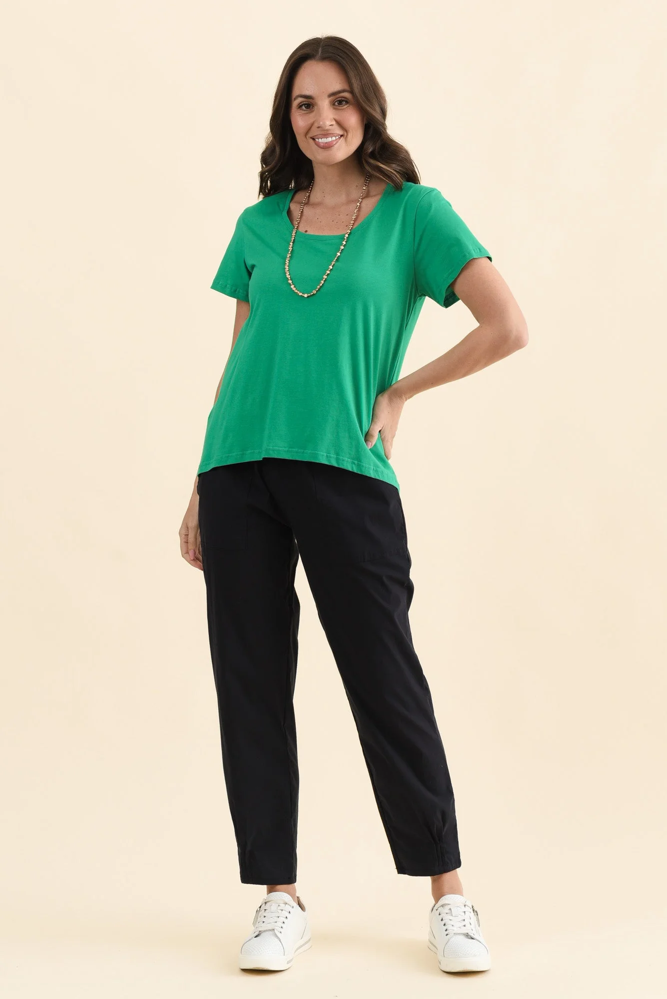 Beau Green Cotton Tee - Image 6