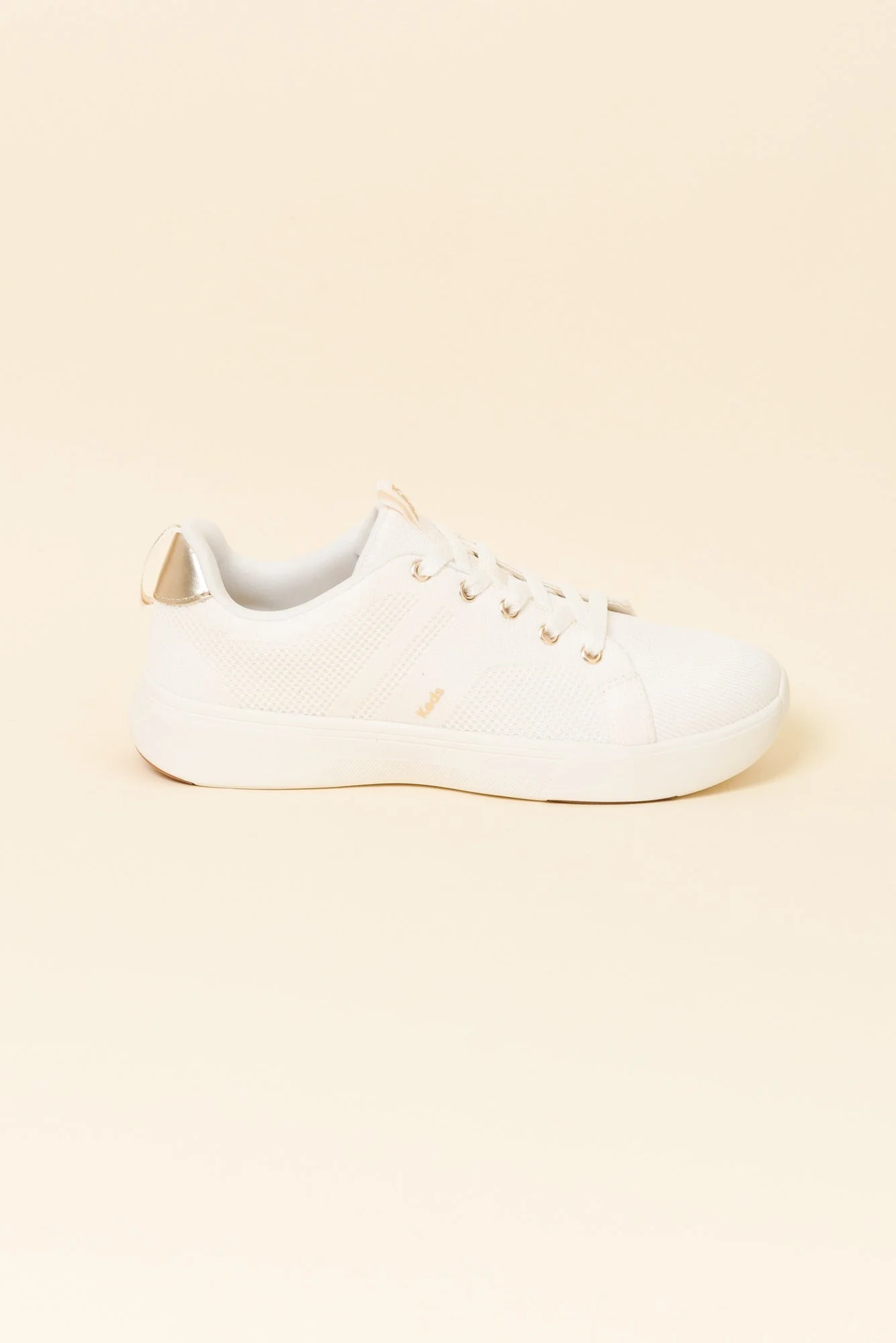 Bliss Walk Cream Knit Sneaker