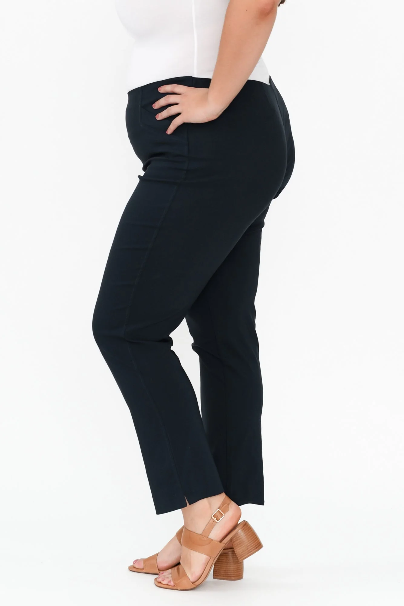 Cody Navy Stretch Pants - Image 10