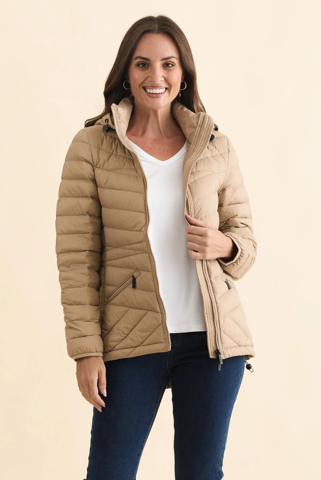 Cushla Oat Down Puffer Jacket