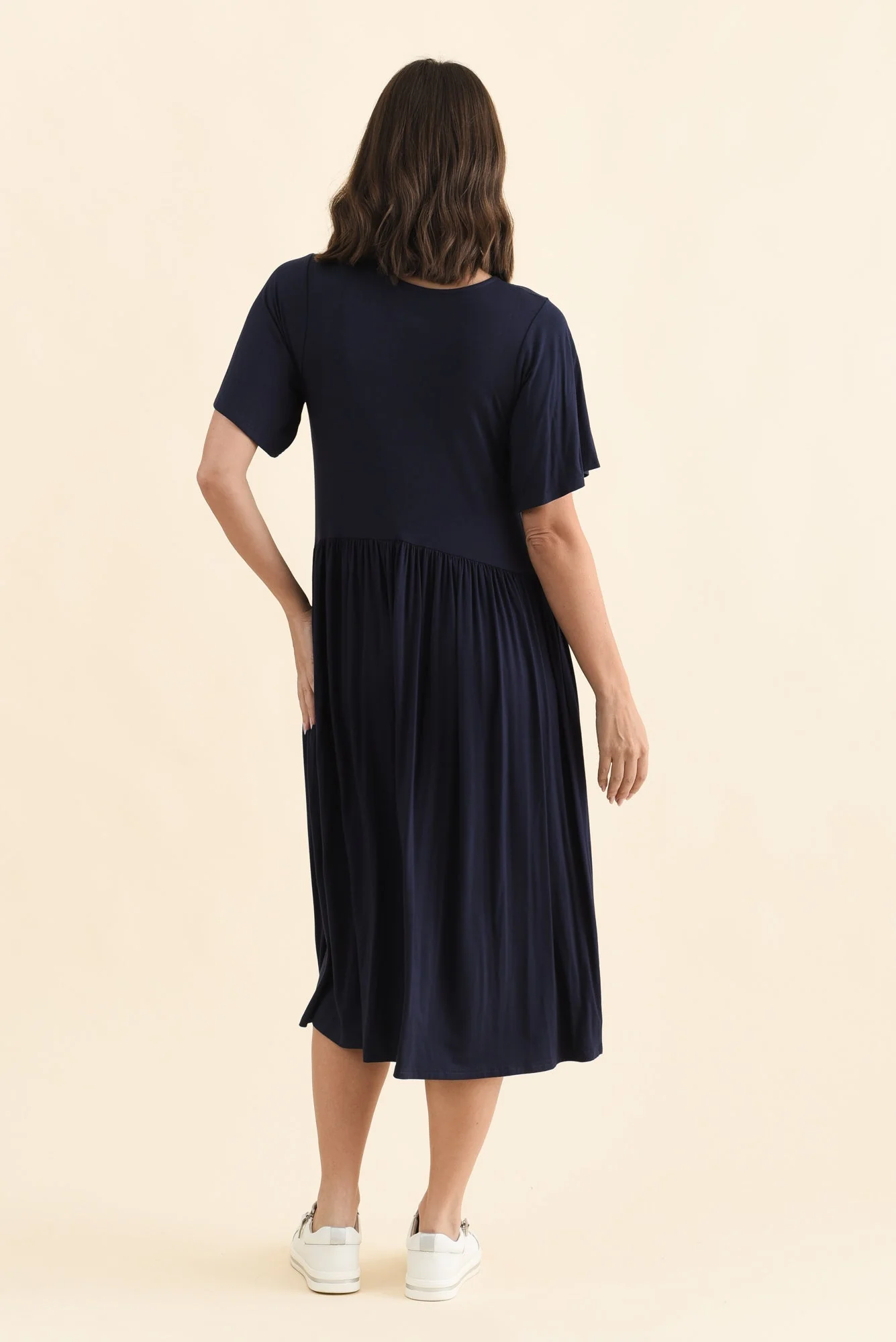 Dalton Navy Crescent Dress - Image 5