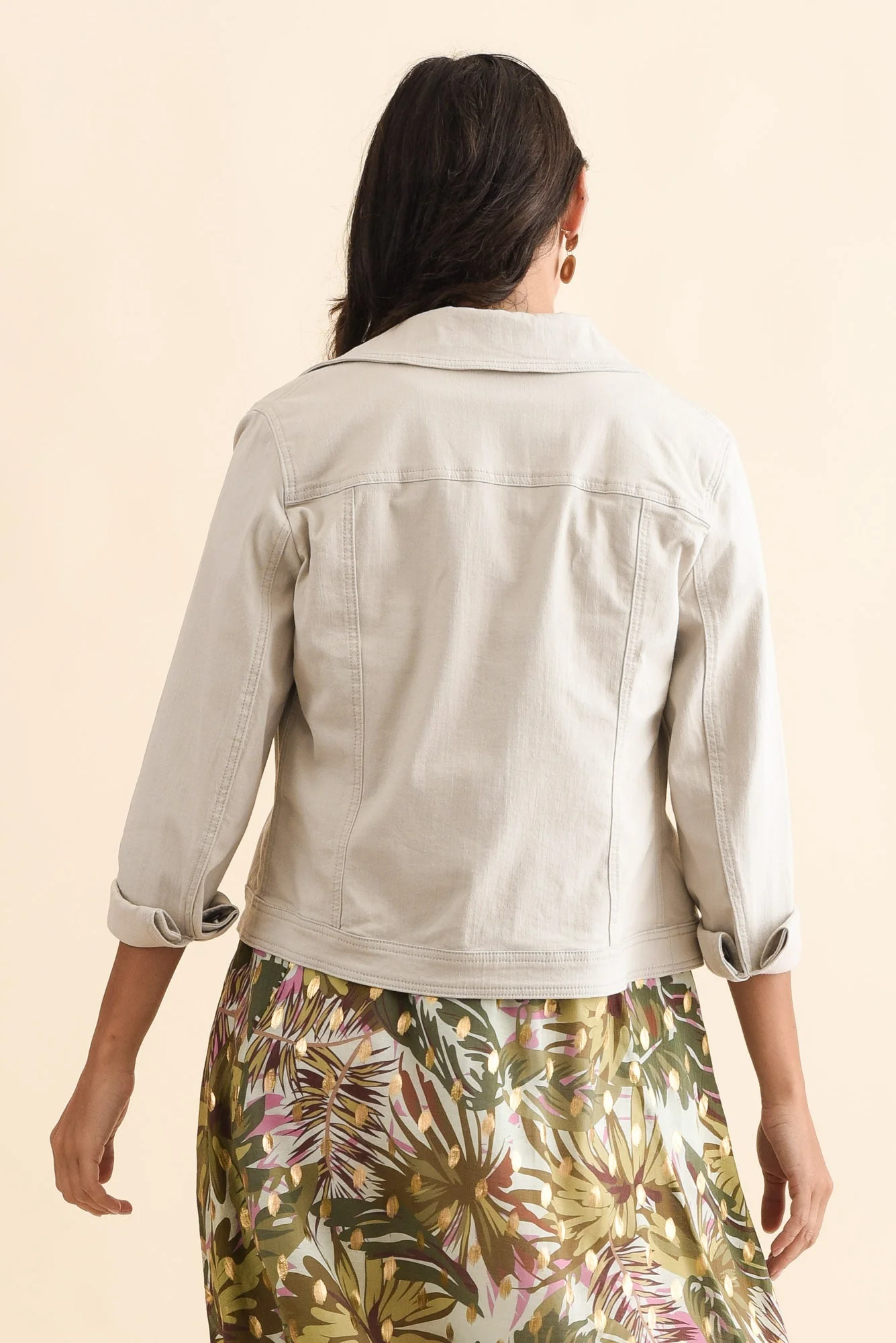 Danielle Stone Stretch Jean Jacket - Image 5