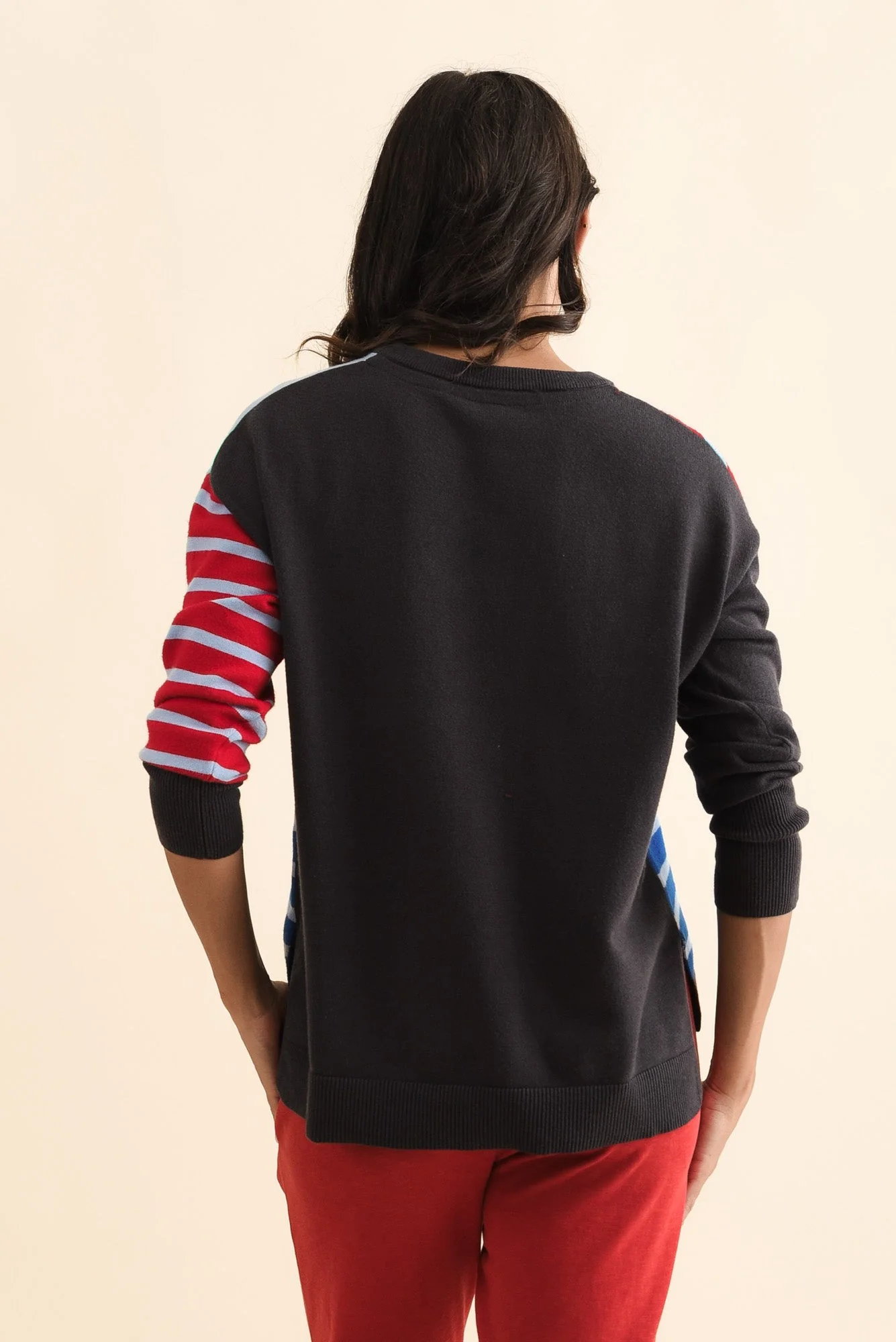 Effie Blue Stripe Knit Jumper - Image 5