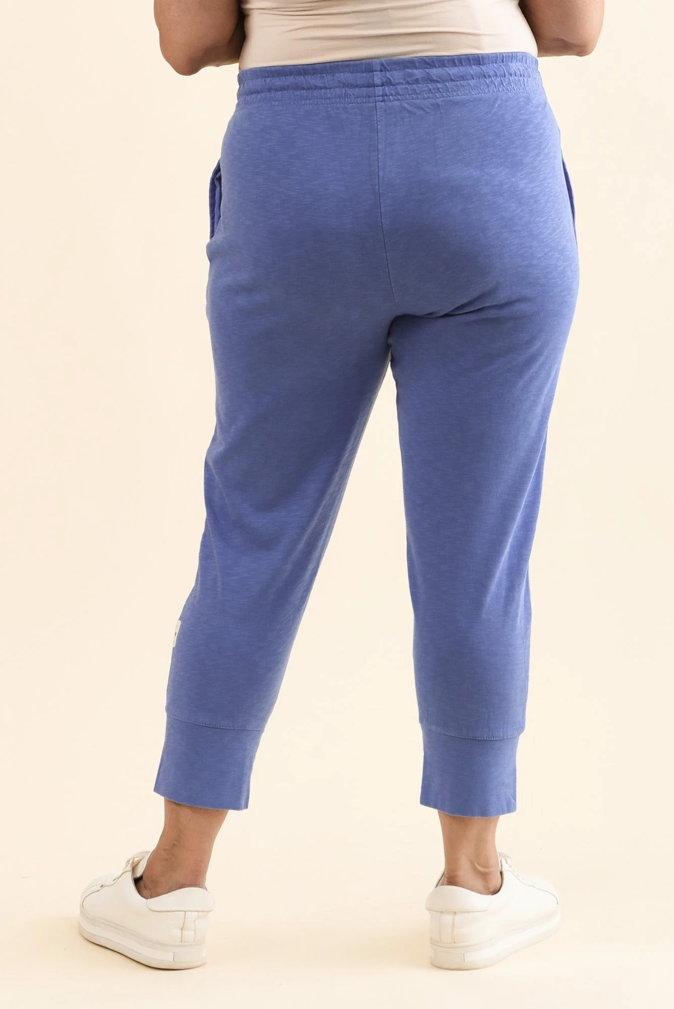 Fundamental Brunch Blue Cotton Sweatpants - Image 4