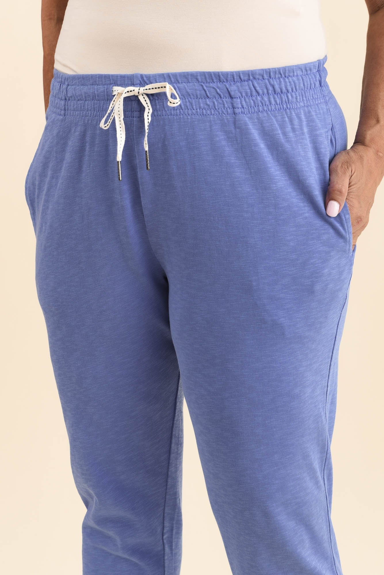 Fundamental Brunch Blue Cotton Sweatpants - Image 5
