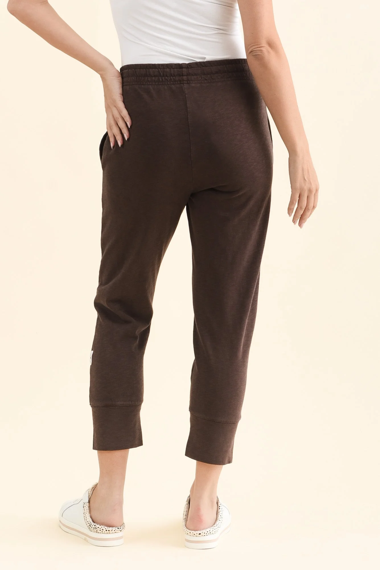 Fundamental Brunch Dark Brown Cotton Sweatpants - Image 5