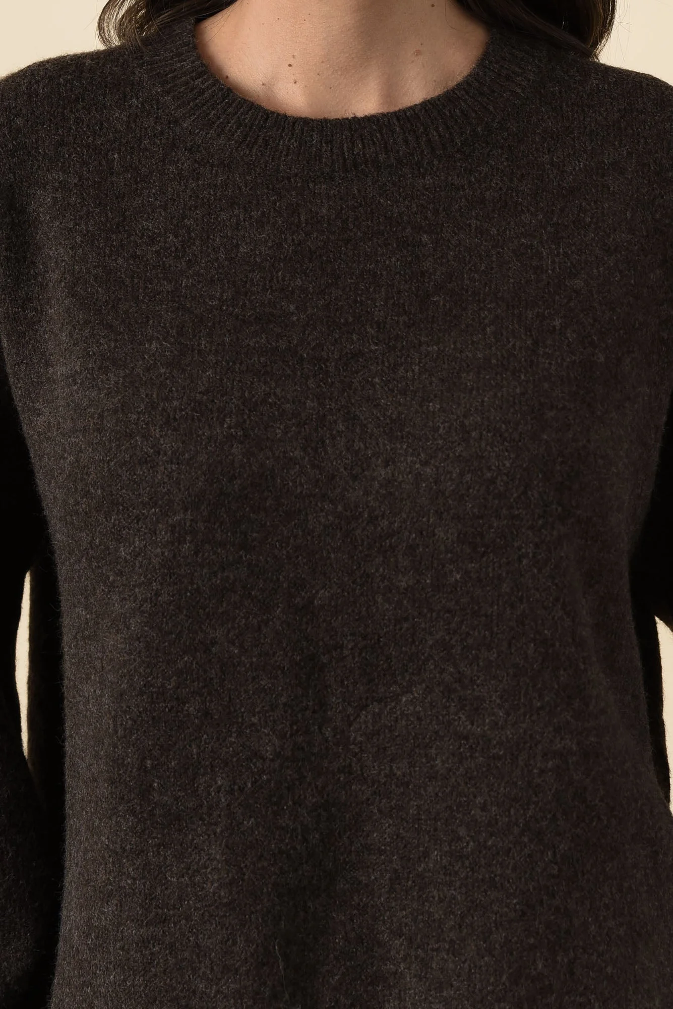 Grady Chocolate Knit Jumper - Image 5