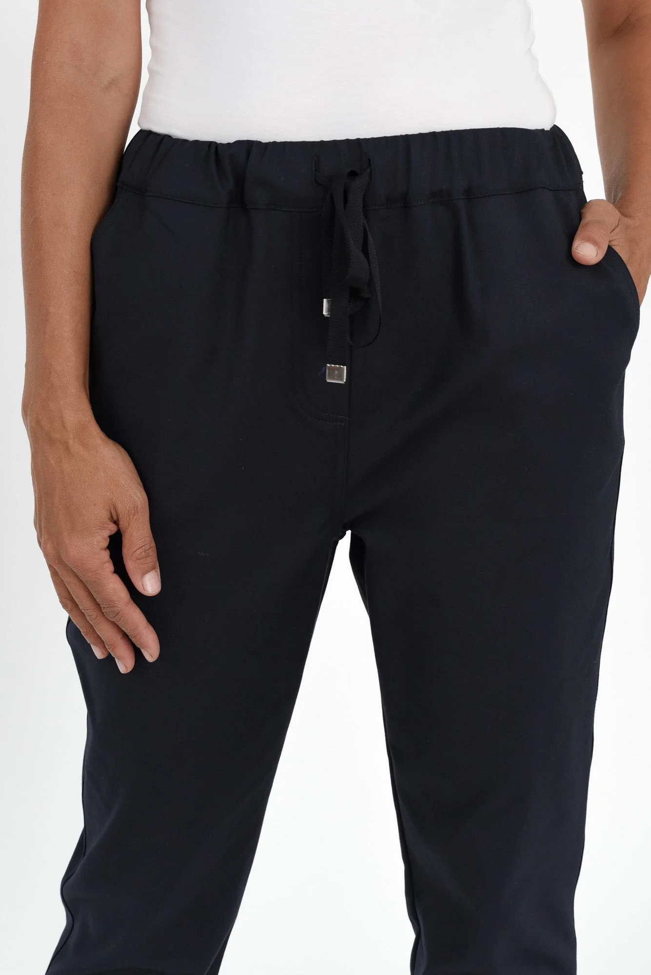 Kenzie Navy Drawstring Pants - Image 4