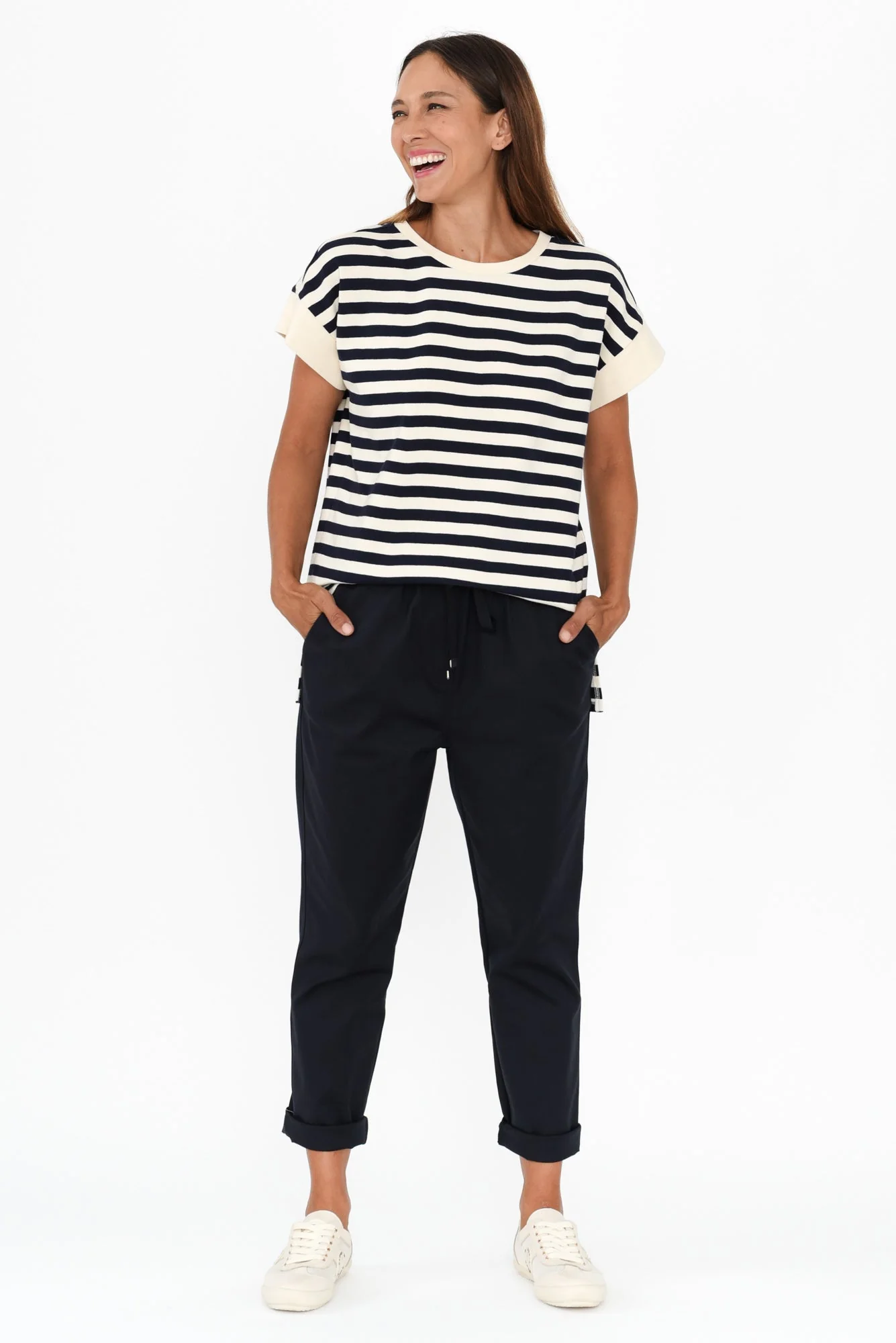 Kenzie Navy Drawstring Pants - Image 7