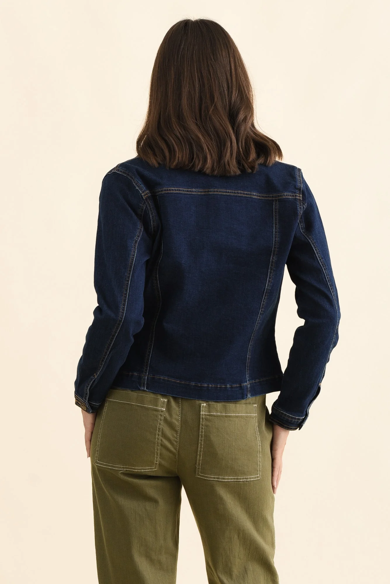 Kimbra Blue Denim Stretch Jacket - Image 4