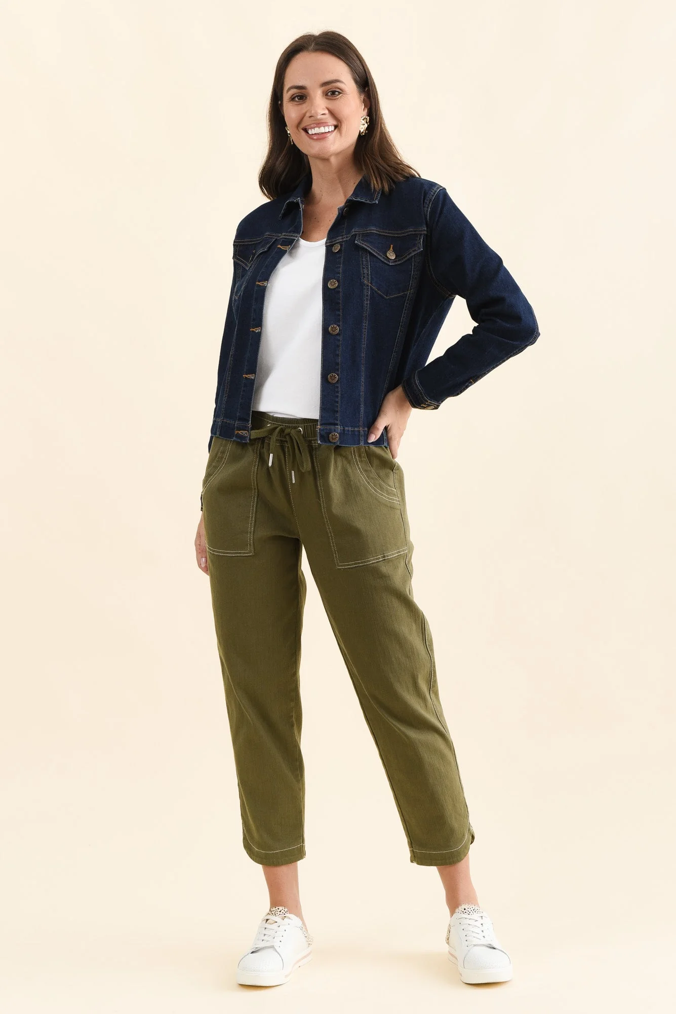 Kimbra Blue Denim Stretch Jacket - Image 6