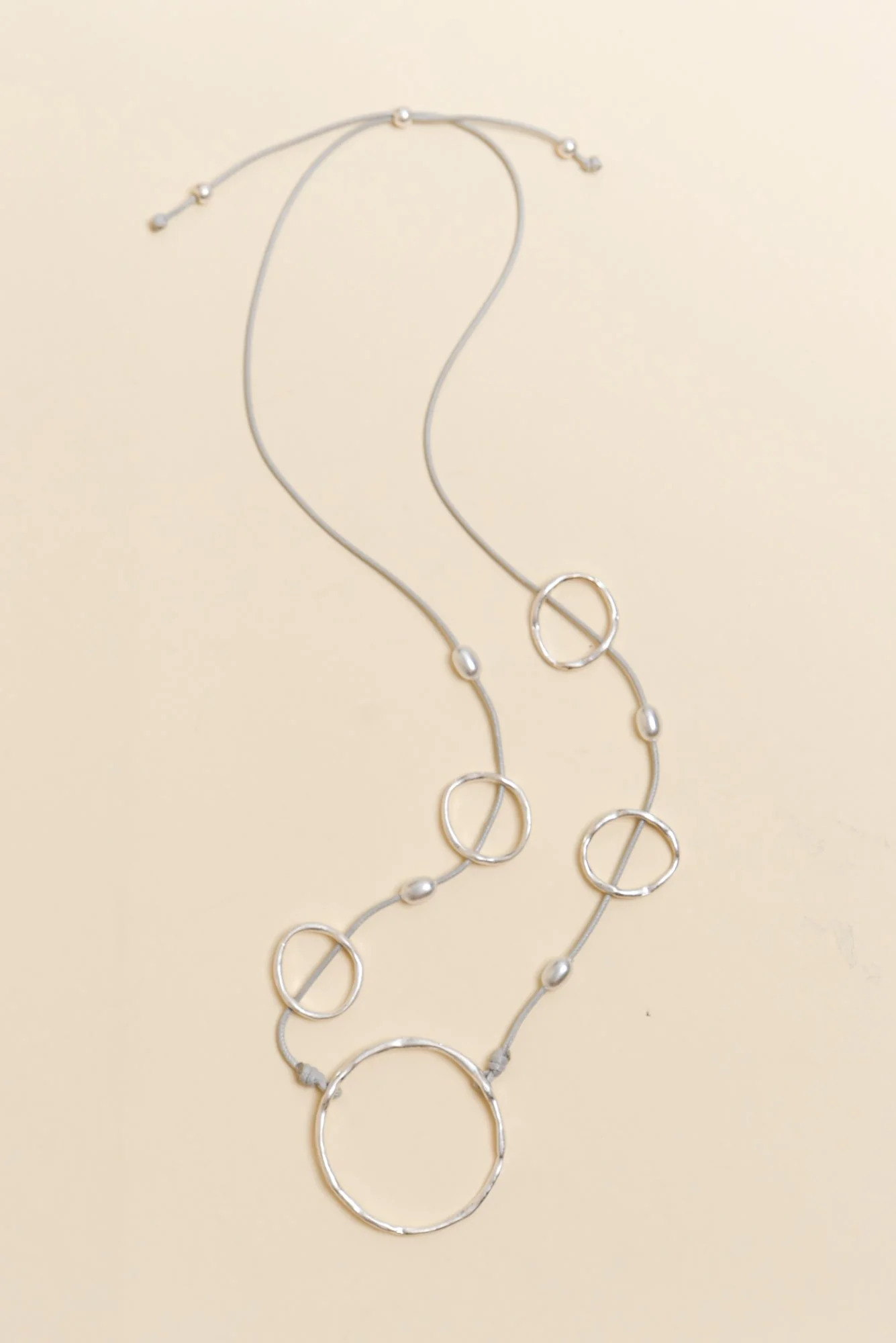 Leveque Silver Circle Necklace