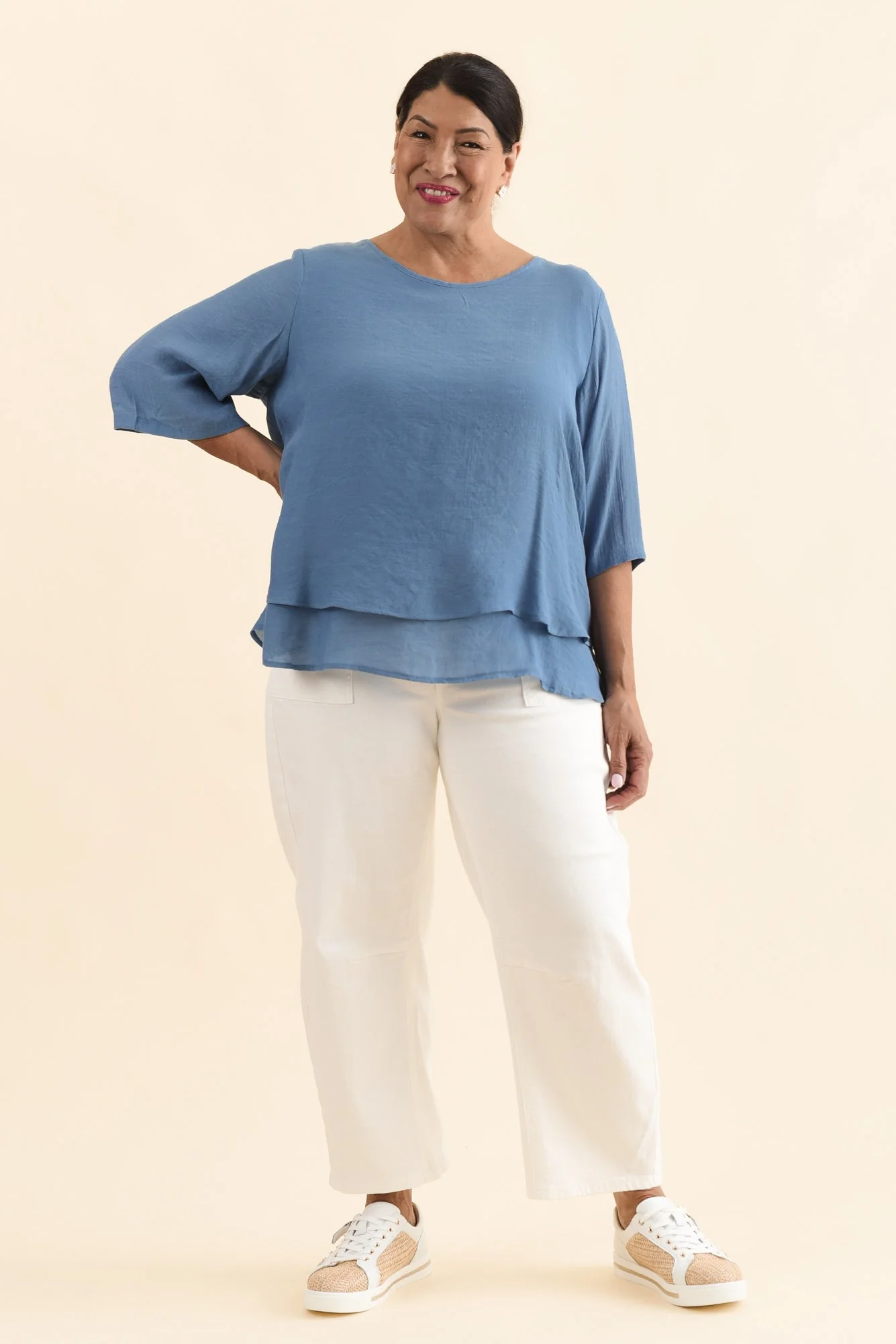 Liora Steel Layered Top - Image 10