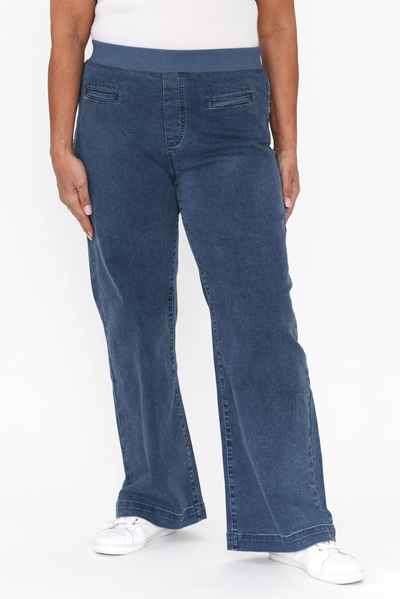 Maddy Blue Straight Leg Jeans - Image 10
