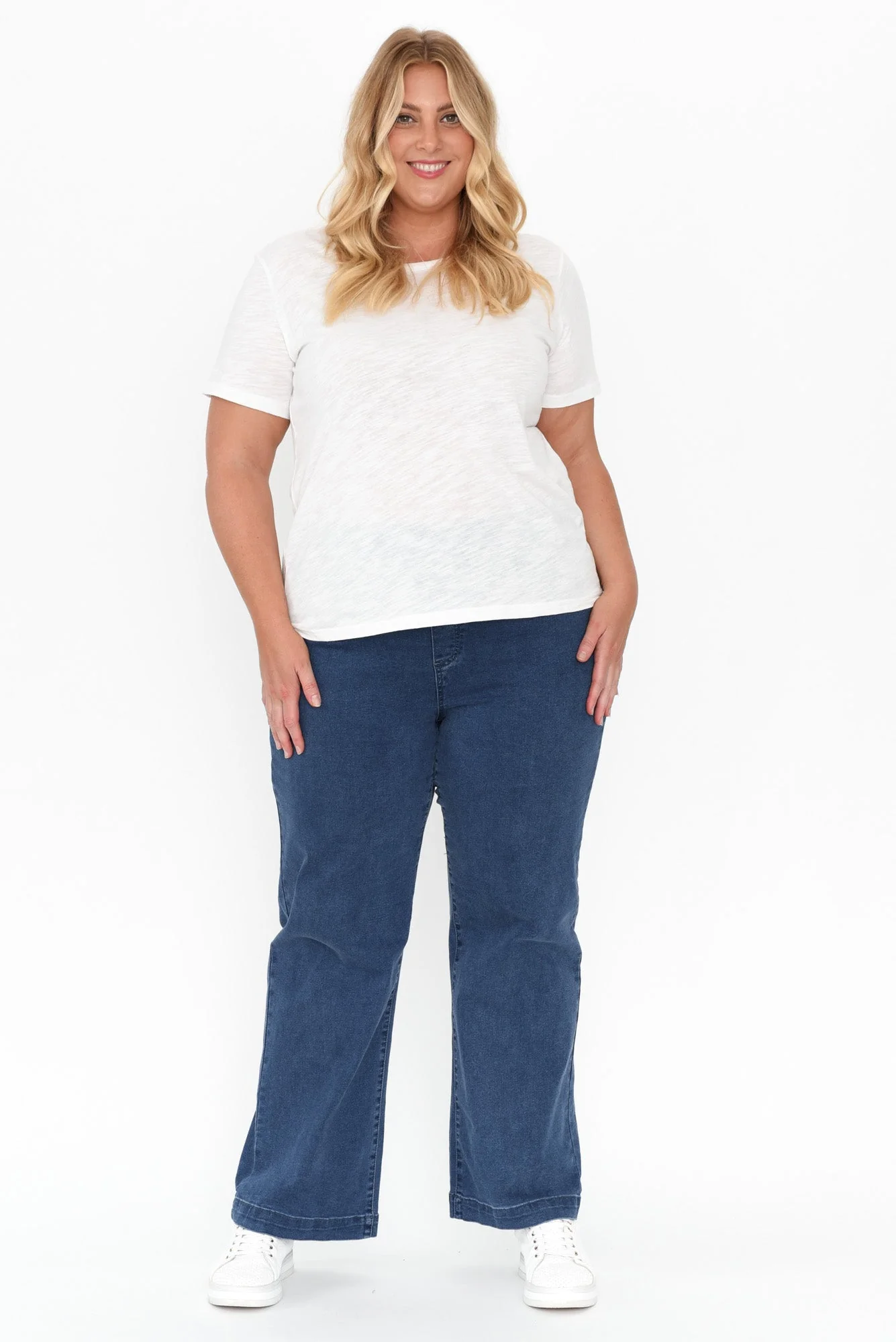 Maddy Blue Straight Leg Jeans - Image 14