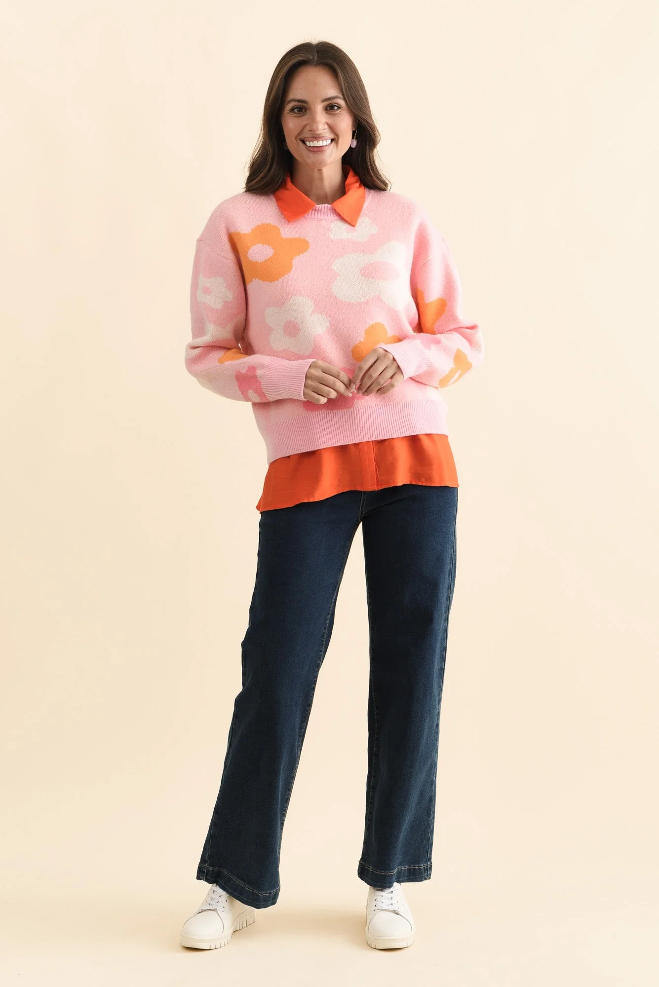 Maddy Dark Blue Straight Leg Jeans - Image 8