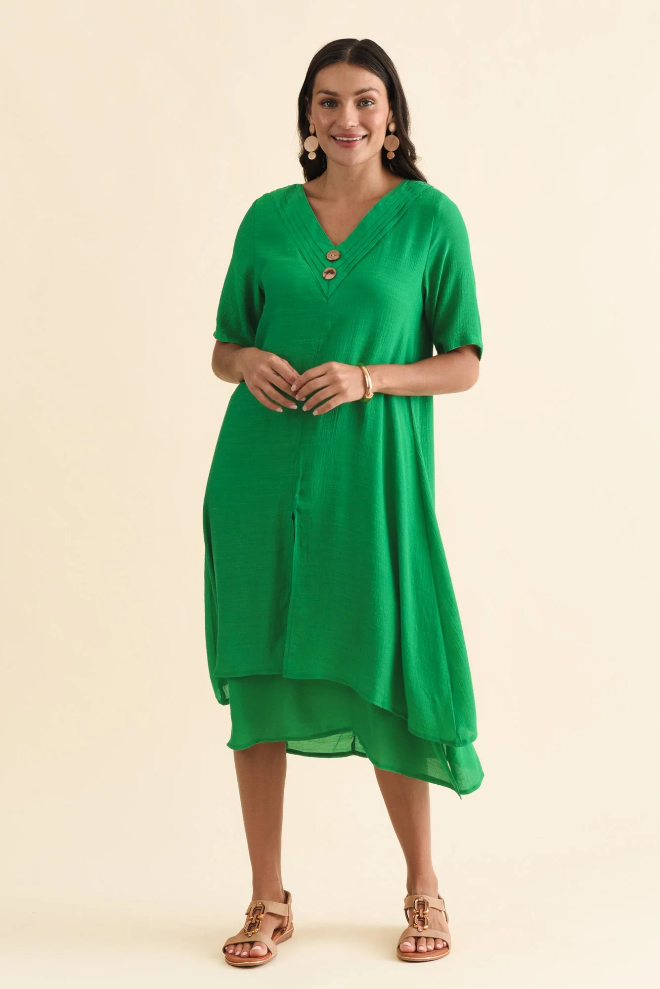 Nala Green Layers Dress - Image 2