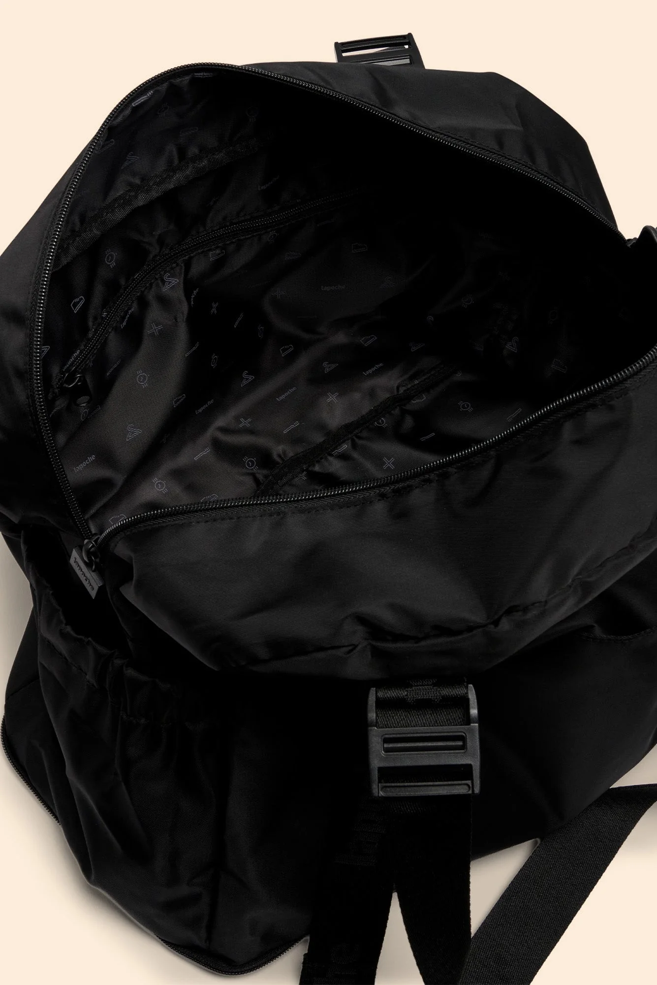 Quinne Black Packable Duffle Bag - Image 3