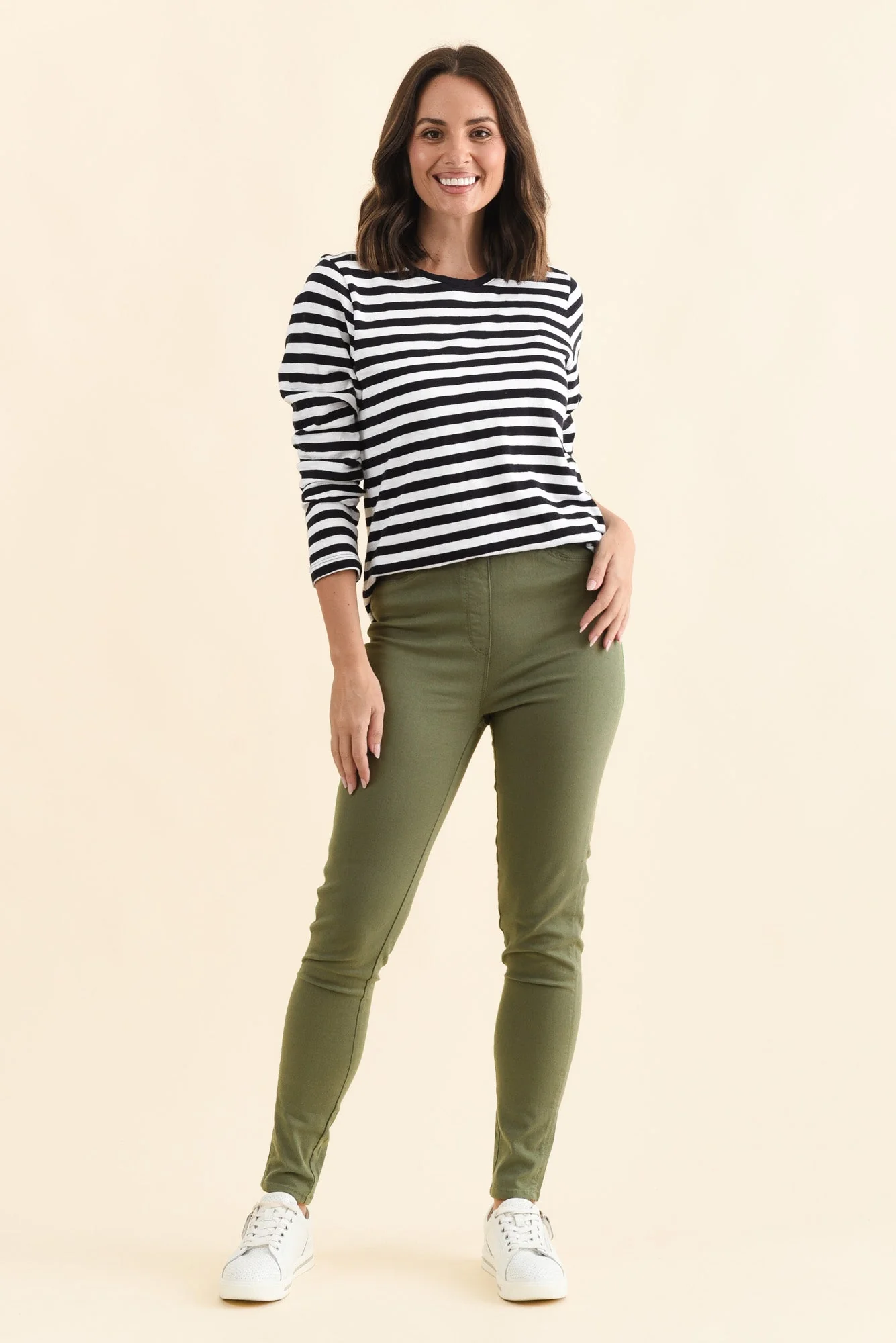 Reed Khaki Stretch Cotton Pants - Image 7