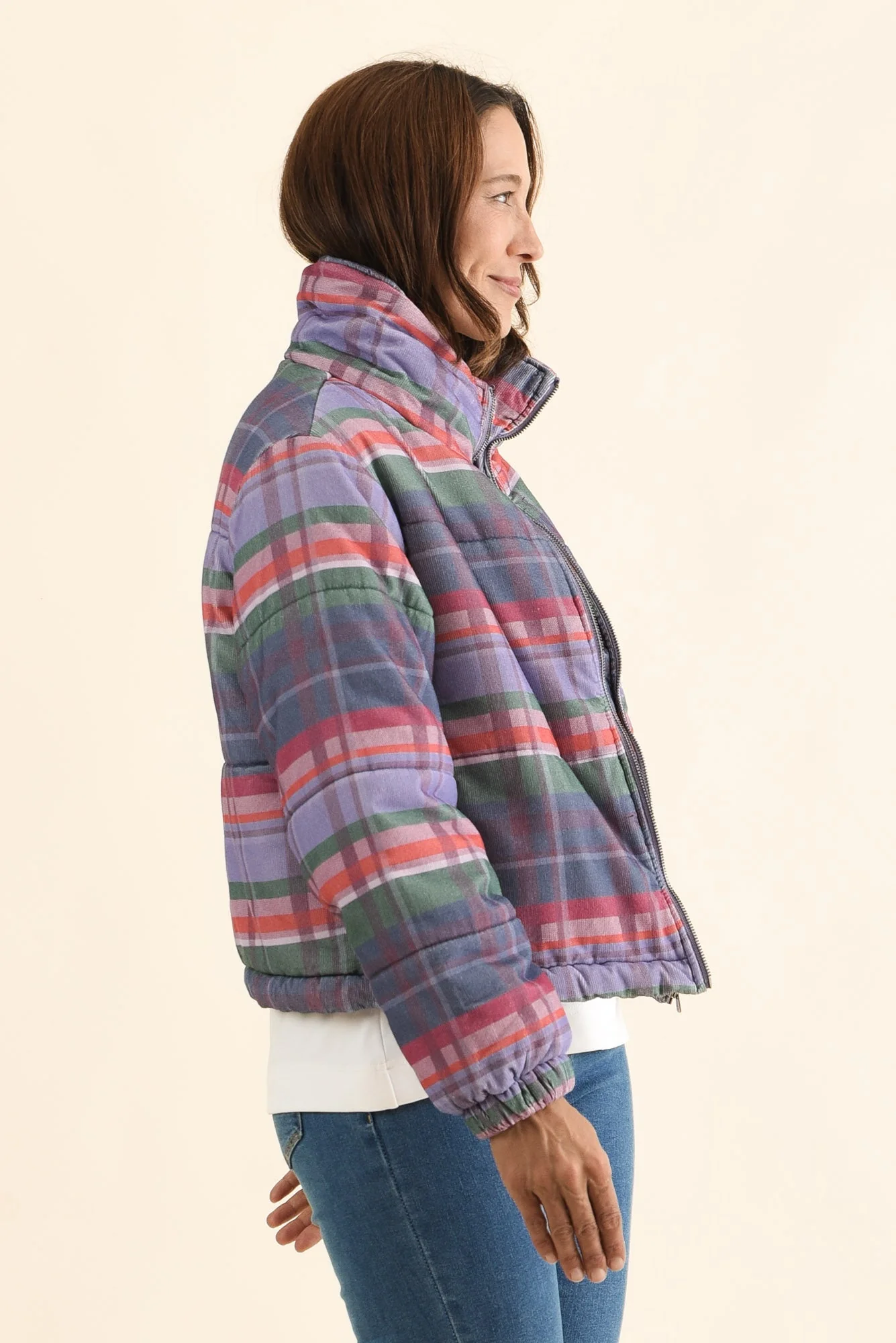 Samwise Blue Check Corduroy Jacket - Image 3