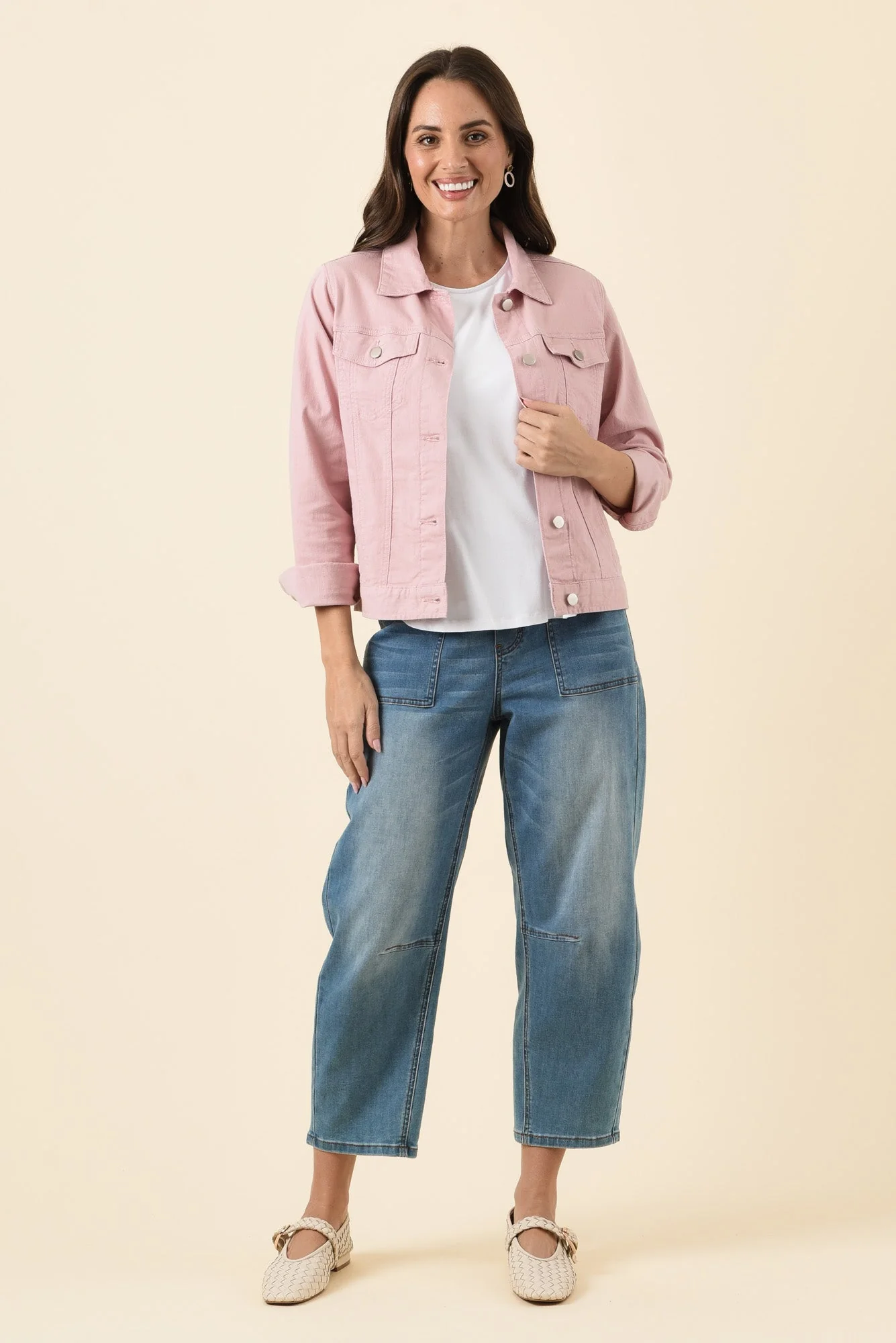 Siobhan Blush Stretch Jacket - Image 7