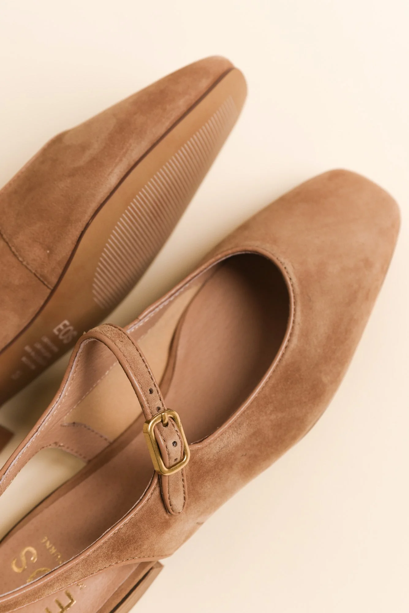 Sophina Camel Suede Slingback Mule - Image 4