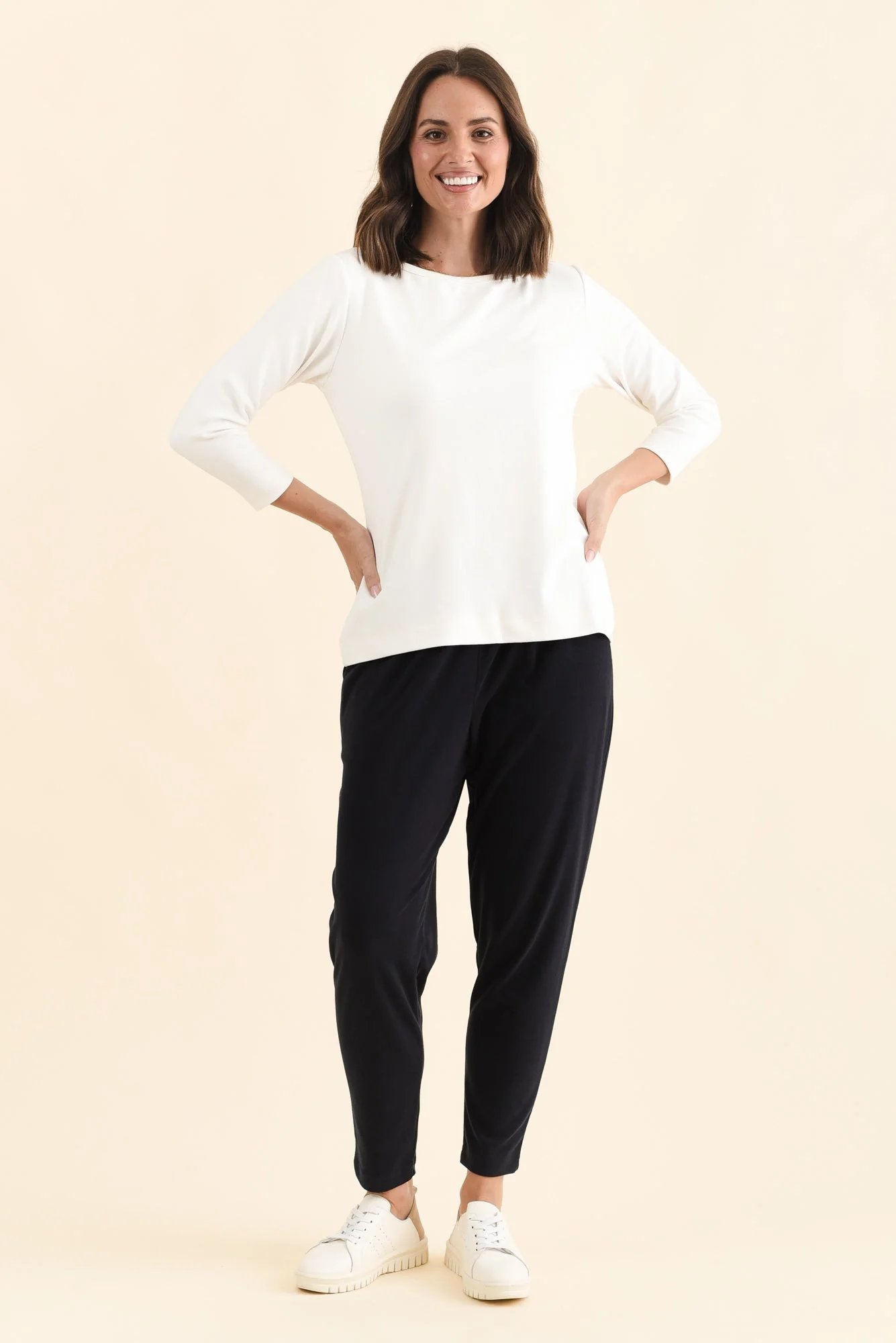 SuedeLuxe Navy Pocket Pants - Image 7