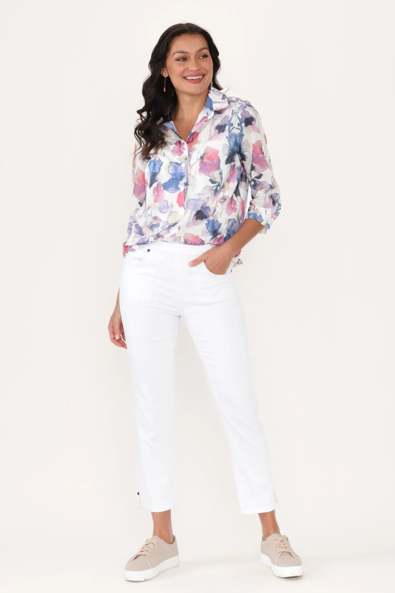 Winslet White 7/8 Pants - Image 6